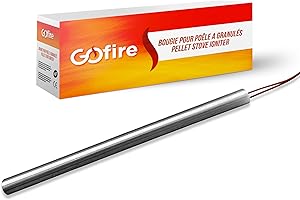 GÉNÉRIQUE Candela di accensione per stufa a pellet compatibile BESTOVE/EDILKAMIN/LA NORDICA EXTRAFLAME (155 mm - Ø9,9 mm - 300 W - liscia)