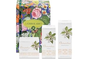 L'ERBOLARIO L’Erbolario Confezione regalo Trio Profumo – Linea Osmanthus – Profumo 50, Bagnoschiuma 250 ml e Crema Corpo 200 ml