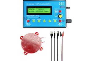 cimsfcor FG-200 DDS Function Signal Generator, 1Hz-500kHz Portable Multifunction Waveform Generator for Audio Testing