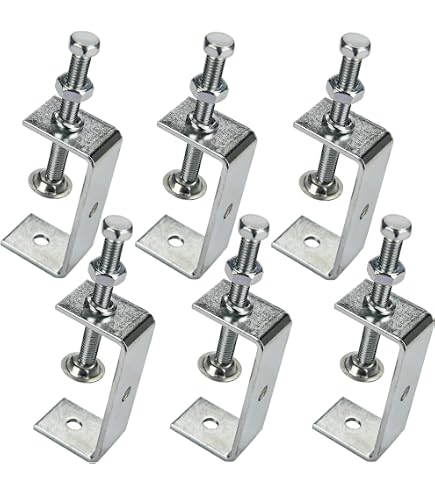 2 Pinces En C Liseng - Ouverture 100 Mm | Acier Inoxydable | Pour Bois, Métal Et Soudure