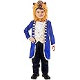 Augwindy Prince Beast Dress Up Costume Cosplay Pretend Play Halloween Party for Toddlers Kids Boys Aged 2-12