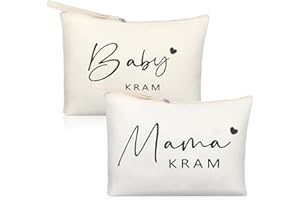 Giantree 2 Stücke Kosmetiktasche Bag Für Werdende, Mama Mutter Beutel Geschenke Für Werdende Baby Kram Mutter Baby Geschenk Beutel Mit Reißverschluss Geschenke Zur Geburt