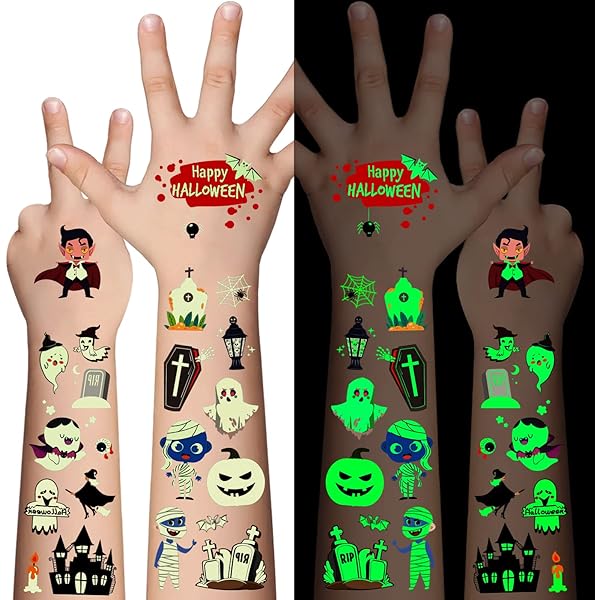 KEELYY Weihnachts Tattoos Für Kinder - 20 Blätter Mit über 260 Motiven