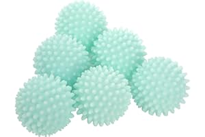 S&T INC. 534401 Reusable Dryer Balls-Blue, 6PK, 2.5-Inch, Fabric