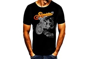SHIRTBUDE Simson DDR Geschichte Oldschool Moped T-Shirt