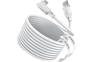 AMVR 16FT(5M) Link Cable Compatible with Meta Quest 3/3s/2/Pro & Pico 4 Series - Max to 5Gbps USB-C Data Line to PC USB 3.0 for PC Gaming & SteamVR Transmission Accessories