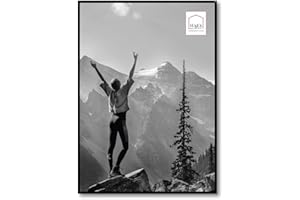 HAES DECO - Cadre photo/cadre mural/porte photo plastique Easy Frame noir 50x70 cm - EF8B