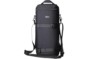 Nicama LB1 Deluxe wodoodporne etui na obiektyw aparatu Canon 800 mm Tamron 150-600 mm Sigma 150-600 mm 150-500 mm 200-500 mm i więcej, torba ochronna z poliestru na zamek błyskawiczny