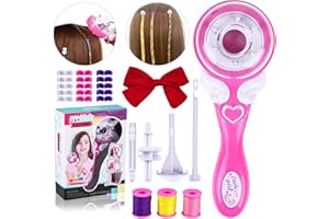Herefun Moda Treccia Strumenti, Trecciatrice Capelli Automatica, Set di Giocattoli di Bellezza Acconciatura, Strumento per Intrecciare i Capelli per Bambini Ragazze