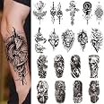 30 Tatouages Temporaires Halloween - Cicatrices, Plaies, Sutures Réalistes Pour Cosplay & Maquillage | Faciles à Appliquer, Sûrs - 12