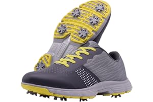 LZQpearl Chaussures De Golf Unisex, Bottes Toutes Saisons pour Hommes, Baskets Lacets Antidérapantes Classiques, Professionnelles