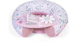 Red Kite Sit Me Up Inflatable Ring - Ring Seat with Play Tray and Activities - Rose & Ivy