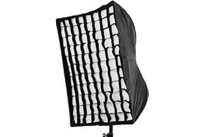 LAZMIN112 Składana Siatka Komórkowa Softbox do Fotografii Akcesoria do Studia Fotograficznego, Nakładanie się świateł Kontrolnych, materiał Nylonowy, Rozmiar 50x70 Cm, Kompatybilna z
