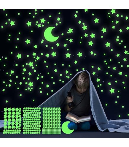 Lambo Adesivi Che Si Illuminano al Buio | Vetrofanie Fata Luminoso | Decorazioni da Parete Rimovibili per Camera delle Ragazze, cameretta dei Bambini, cameretta dei Bambini
