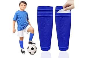 AFFEGIFTS Medias Sin Pie Futbol Niños, Medias Sin Pie Futbol Para Niños Elástico Medias Futbol Sin Pie Transpirable Medias Cortadas Futbol Adecuado Para Actividades Deportivas Juveniles 6 a 14 Años