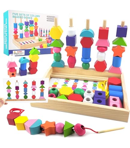 Harmosphere AlvéoColor – Jeu Montessori En Bois 3-en-1 Abeille| Jeu Éducatif Puzzle & Motricité Fine | Construction Logique Tri Des Couleurs | Jouet Bébé Enfant 3-8 Ans| Idée Cadeau Noël Anniversaire