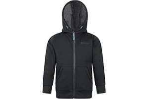 Mountain Warehouse Nordic II Kids Full-Zip Hoodie - Warm & Snug Top with Sherpa Lining, For Boys & Girls - Best for Autumn, Winter, Outdoors, Walking, School