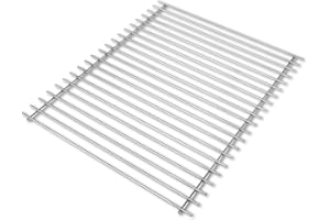 DEOS-GRILL Edestahl Grillrost 45x37cm aus europäischem Edelstahl, Grillrost rostfrei