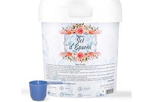 PLANTAWA - Sel d'Epsom 6KG | Magnésium Pur, Aromathérapie Relaxante, Réparateur et Moussant | Sans Toxines ni Additifs, Bien-être et Sommeil Réparateur | 100% Naturel, Soins Personnels Efficaces