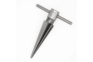 ENGINEER Alesatore a foro conico in metallo (per fori di diametro da 6 mm ~ 30 mm) in acciaio al carbonio.