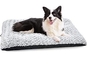 JOEJOY Cuscino per Cane, Lettino per Cani Cuccia per Cani Super Morbida Materasso per Cani Tappetino per Cani Lavabile Antiscivolo per Cani e Gatti di Piccola Taglia Media (74 x 53 x 7 cm)
