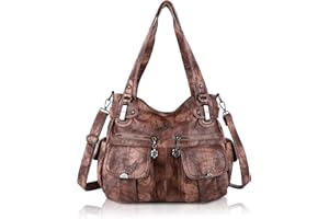 Angel Kiss Tasche Damen Handtasche weiches Taschen Schultertasche Henkeltaschen Umhängetaschen Tragetasche Tote Shopper Groß Hobo Tasche Viele Fächer tolle tasche für Frauen