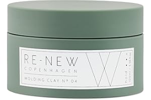 ‎RE-NEW COPENHAGEN Re-New Copenhagen Molding Clay Haarwachs 100ml | Vegan Hair Styling Wax | Haarwachs Männer | Unisex Haarstyling Produkte | Haarwax Stylingprodukt Für Viel Textur Und Mattes Finish