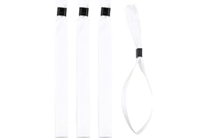 IBOO Braccialetti in tessuto per eventi – Chiusura in plastica per evitare il trasferimento o il riutilizzo – Braccialetti piacevoli in raso di qualità premium per l'ingresso a feste