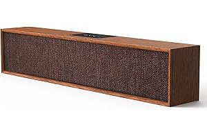 SWTOIPIG Altoparlanti per computer Bluetooth - Sound Bar in legno con connettività Bluetooth 5.3 e USB | Compatibilità universale per PC, desktop, laptop, monitor, tablet e smartphone