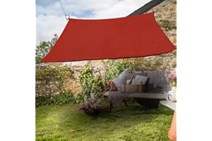 Green Bay Square Anti-UV Sun Shade Sail Outdoor Patio Party Sunscreen Canopy Sunsail 4x4m Terracotta