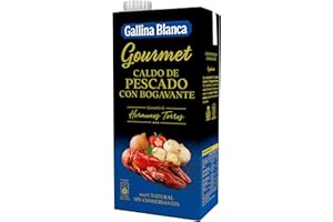 GALLINA BLANCA - Caldo Casero Gourmet de Pescado 1L – Sabor Auténtico y Natural – Ideal para Sopas, Arroces y Guisos – Sin Conservantes