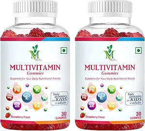 Mint Veda Multivitamin Veg 30 Gummies (for Kids and Adults) Pack of 2