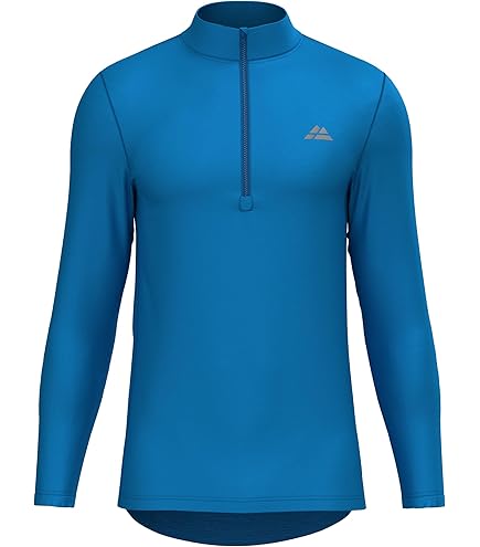 FDX Fietsshirt voor heren, winddicht, warm winterfietstop, lange mouwen, waterafstotend, lichtgewicht, thermisch fietsjack, winddicht fietsshirt voor fietsen en hardlopen