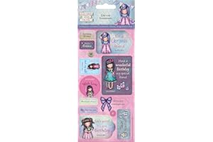 Santoro Gorjuss Die-Cut Embellishments, Multi GOR 157125