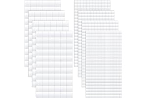 Lusofie 1320 Pièces Tampons Adhésifs 3D Carrés Double Face Tampons Adhésifs 6/12 mm Points Adhésifs en Mousse Blanche Colle Photo pour Fête Décoration de la Maison DIY