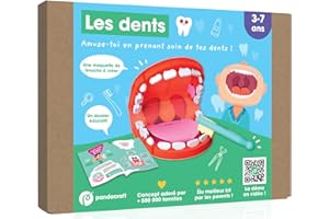 Les dents - kit Pandacraft 3-7 ans: Amuse-toi en prenant soin de tes dents !