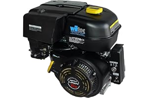 Wiltec LIFAN 190 bensinmotor, 10 kW (15 hk), 25,4 mm, 420 cc, med elektrisk startmotor, gokartmotor