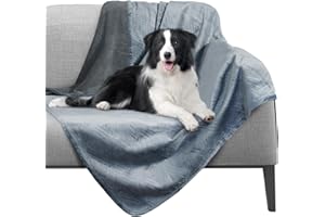 ‎PICK FOR LIFE PICK FOR LIFE wasserdichte Hundedecke, Waschbare Flauschige Decken für Hunde und Katzen, Weiche Kuscheldecke für Hunde - Schützt Sofas und Betten, geeignet für kleine und große Haustiere
