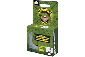 Pattex Crocodile Power taśma klejąca, mocna taśma z tkaniny o podwójnej grubości, ekstremalna odporność na najtrudniejsze naprawy, taśma Duct Tape do różnych materiałów, srebrna, 1 x 10 m