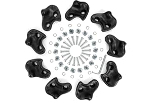 Mlijzard Climbing Wall Grips for Kids, 𝗟𝗮𝗿𝗴𝗲𝗿 Rock Climbing Holds Climbing Frame Accessories, Climbing Rocks for Children, Stepping Stones Indoor Outdoor Climbing Frames