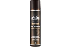‎AHUHU ahuhu STYLE & FINISH Trockenshampoo Boost it up! Spray volume & refresh (300ml) - silikonfreies Trockenshampoo & Volumenspray in Einem, keine weißen Rückstände, vegan