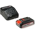 Einhell Pxc Starter Kit 18 V, Batteria 2,5 Ah E Caricabatteria Power X-Change, Nero Rosso, 10 x 15 x 11.3 Cm