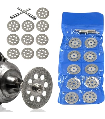 12 Pezzi 50mm Disco Ruota In Resina 2 "disco Da Taglio Per Metallo Per Taglio Ferro Metallo Mini Lame Per Sega Rotativa Con 1 Pz Mandrino Di Montaggio - Foto 9