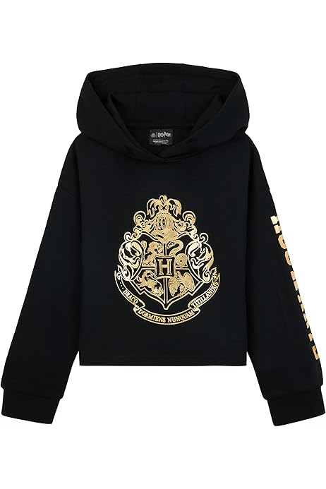 Amazon Harry Potter Cropped Sweatshirt Women's Leaves Hoodie