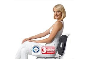 DONNERBERG® Krafty Tiefenmassagekissen mit Wärmefunktion – 4D Rückenmassagegerät für Shiatsu und Klopfmassage mit Infrarotwär