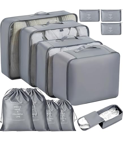 Organizer Valigia 12 Pezzi Organizer Viaggio, Salvaspazio Packing - 11