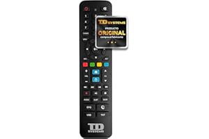 TD Systems MU13A01 - Mando a Distancia configurable para múltiples Modelos de televisores TD Systems, Negro