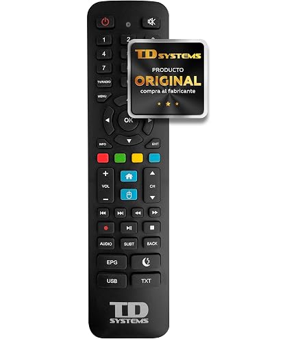Telecomando Universale Per TV TD Systems – Modelli SK32DLX11HS, K50DLJ11US, K50DLJ12US E Molti Altri – Infrarossi 3.0, Plug & Play - 4