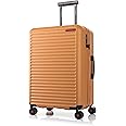 Samsonite Red TOIIS Blossom Expandable 68 Cms Medium Check-in Polycarbonate Hard Sided 8 Wheel Spinner Luggage/Suitcase/Trolley Bag (Gold Mustard) (Double Wheel), Mustard