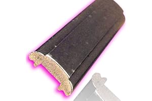 DECO FER FORGE Déco Fer Forgé -MAIN COURANTE Metal Acier- 3000 mm x 40 mm- Ep 8 mm Gorge Creuse de 20- Rambarde Balustrades Escaliers Marches- Produit de qualité - Rampe Reglable- Usage Interieur Exterieur Securite